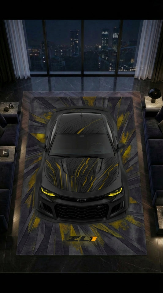 Chevrolet Camaro ZL1 - Premium Cotton Rug